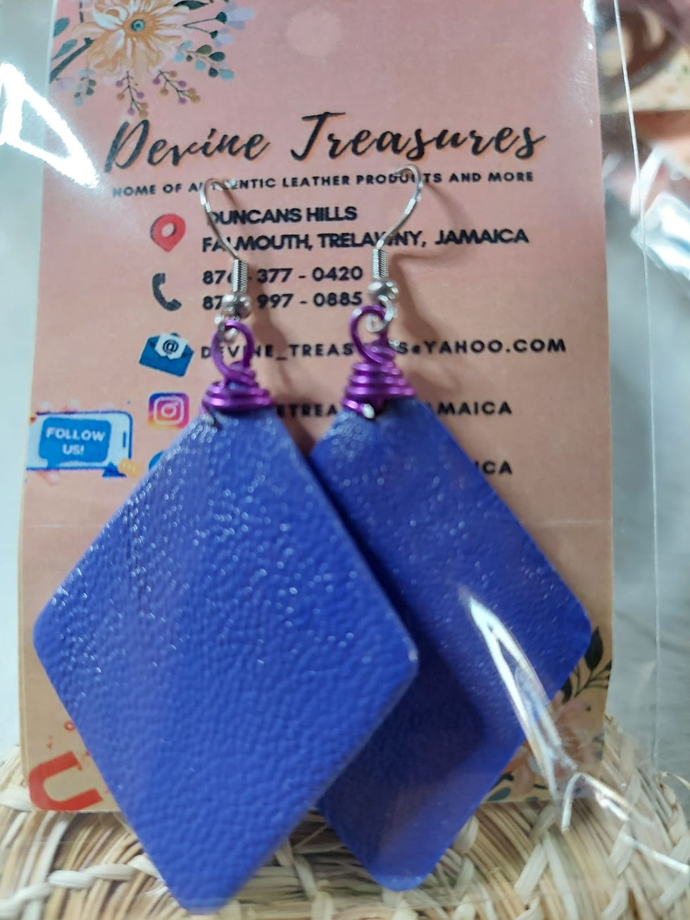 Thumbnail: Leather earrings collection