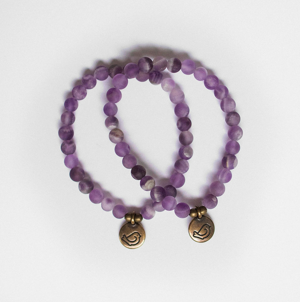 Thumbnail: Two Birds + One Stone Snap n' Share BFF Bracelet Amethyst