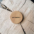 Thumbnail: Engraved Leatherette Bamboo Compact Mirrors // Unique Gift