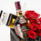 Miniatura: Caja de flores con Chivas Regal