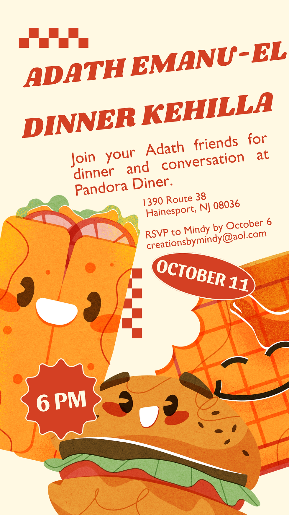 Dinner Kehillah October 2025