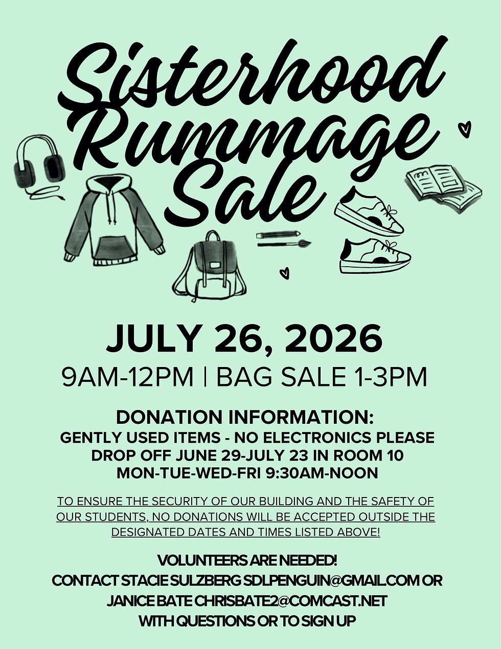 Sisterhood's Rummage Sale