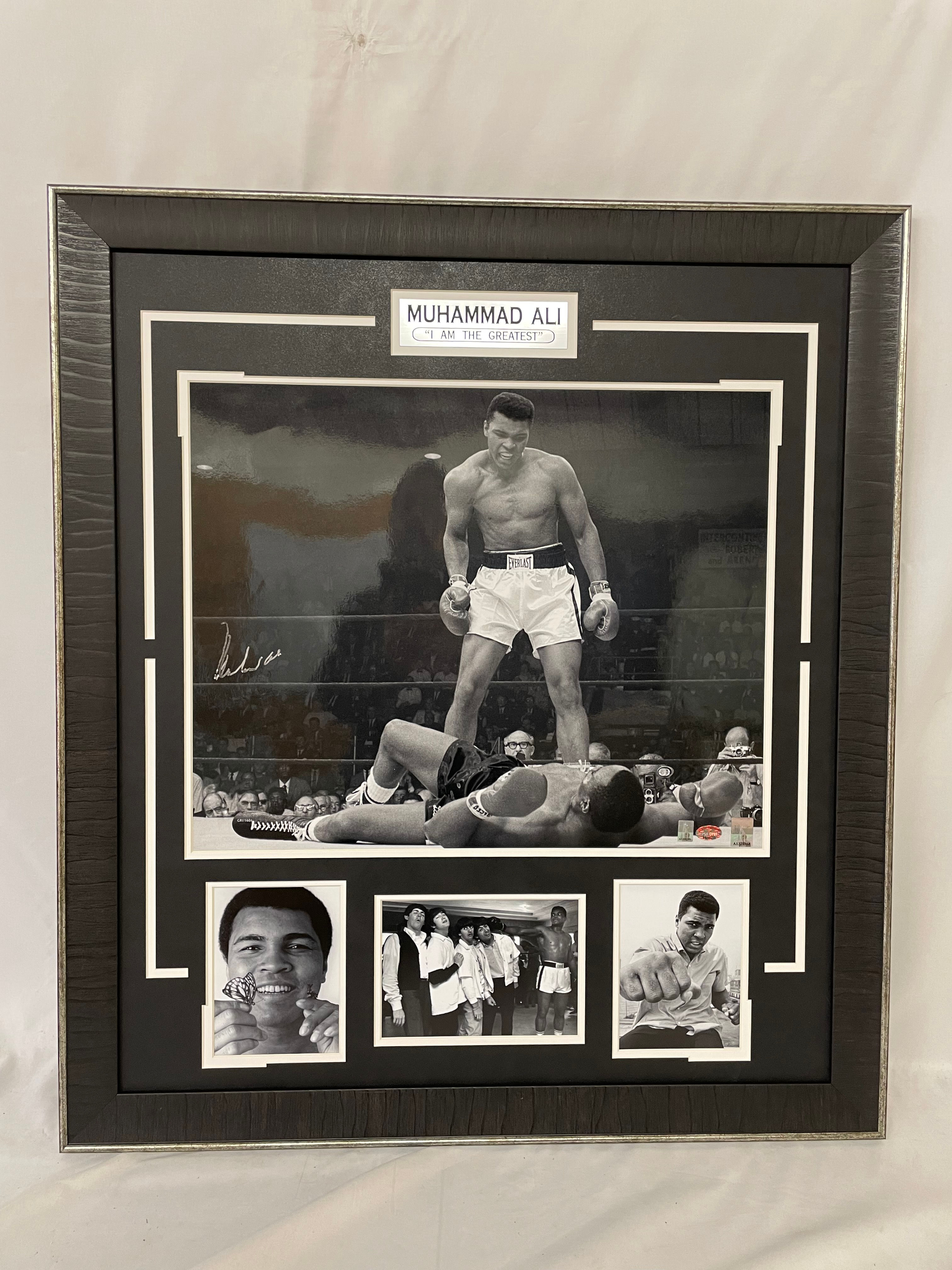 Muhammad Ali Autographed Collage
