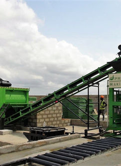 **Durable Paver Block Machines** are built to deliver high-quality, long-lasting paver blocks suitable for a wide range of construction and landscaping projects. These machines use advanced technologies like hydraulic pressure, vibration systems, and automated molding to ensure optimal compaction and uniformity in each block. Designed for heavy-duty use, durable paver block machines require minimal maintenance and have a long operational lifespan. With the capability to produce various shapes, sizes, and colors, these machines provide flexibility for diverse projects, including roads, walkways, and outdoor spaces. Their robust design ensures that they can withstand high production volumes and harsh working conditions, making them a reliable investment for businesses aiming for efficiency and quality in their paver block production.