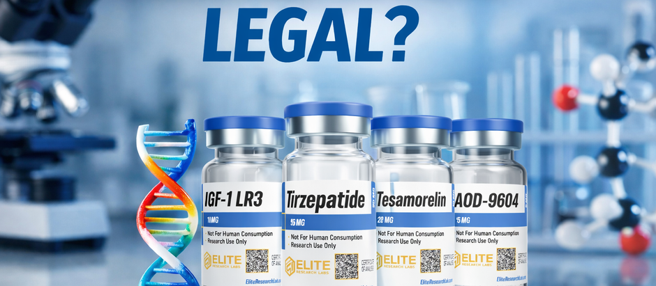 Are Research Peptides Legal? A Guide for Laboratory Researchers
