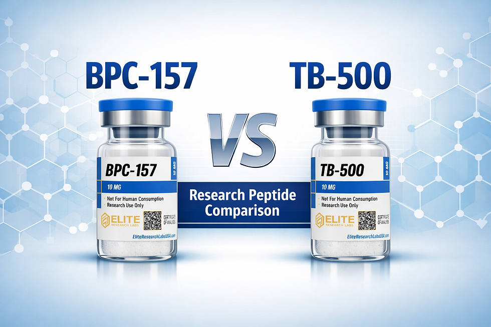 BPC-157 vs TB-500: Research Peptide Comparison