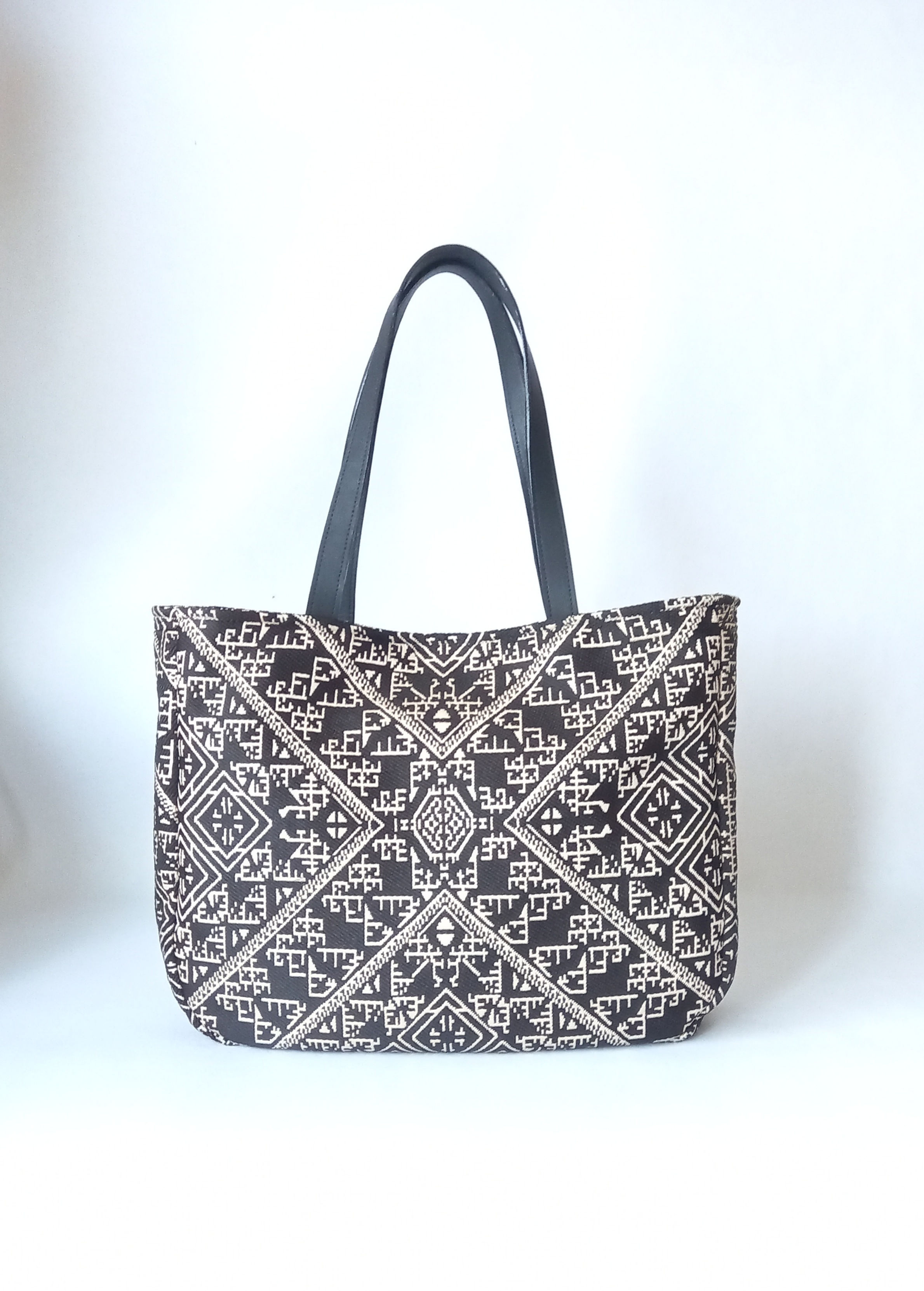 Sac cabas en tissu marocain "gharza"