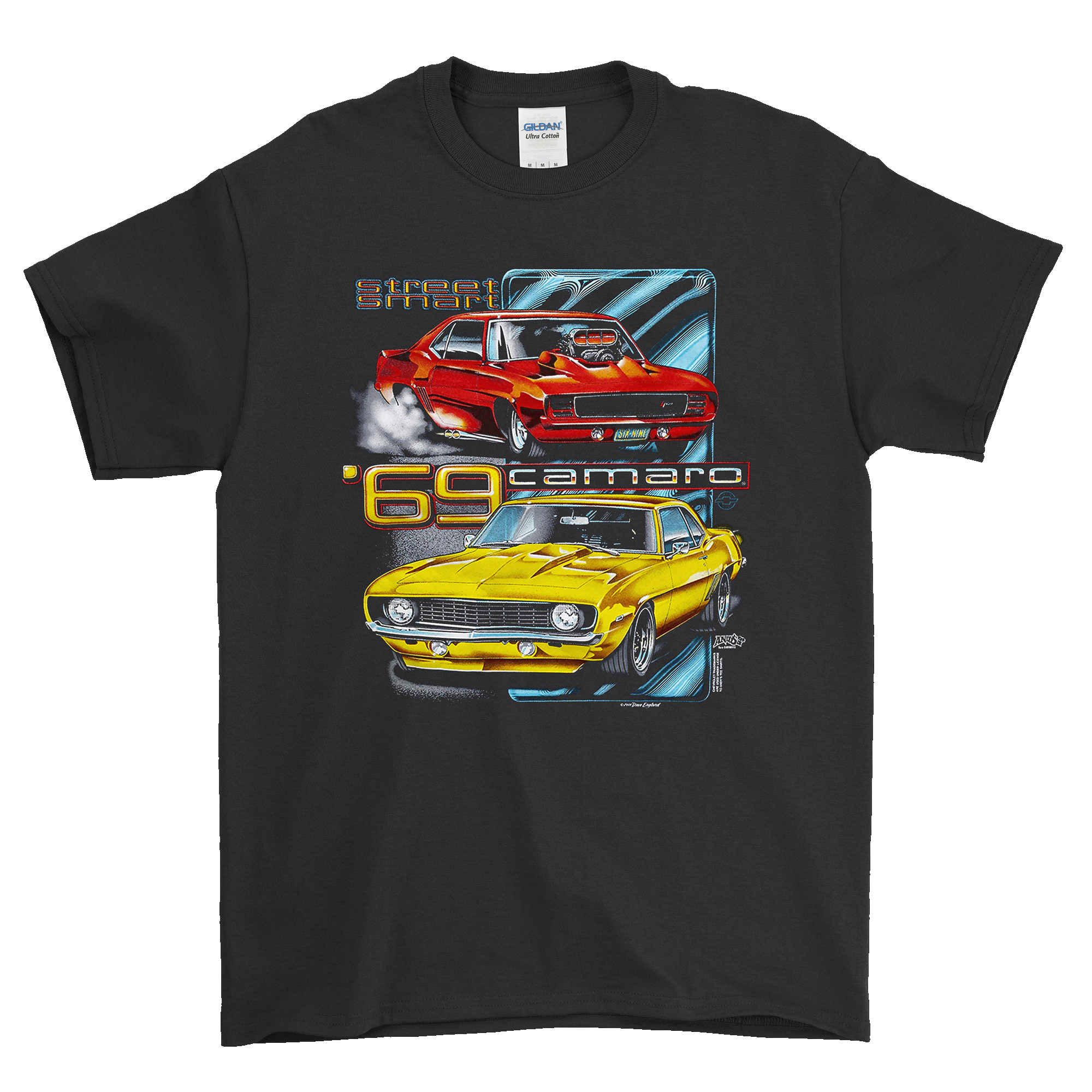 "Street Smart Camaro" Vintage car T-Shirt, Brizio Products Tee
