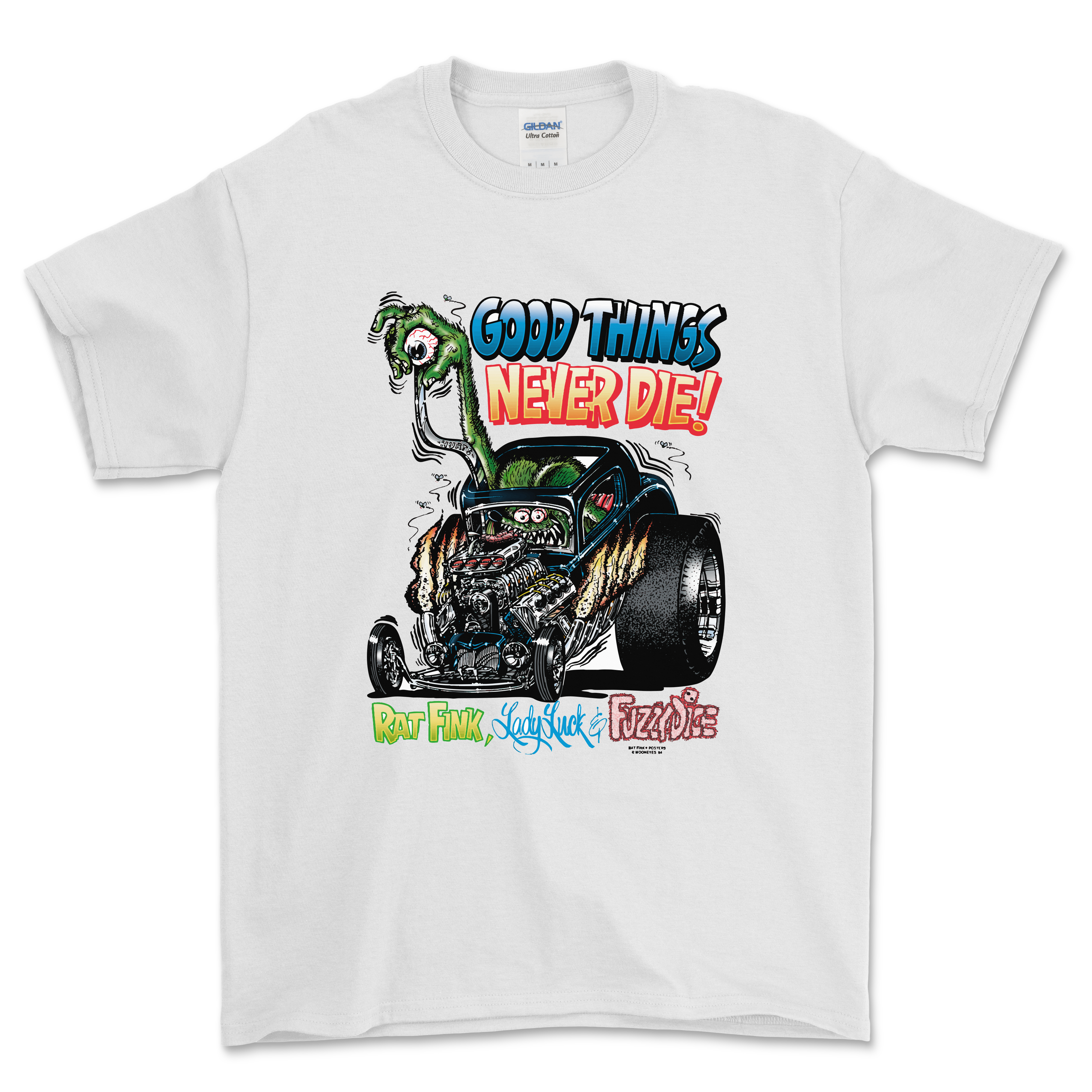 White Rat Fink "Good Things" T-Shirt