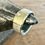 Miniaturbild: Diamant Ring 900er Gold 925er Silber geschmiedet