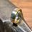 Miniaturbild: Handgeschmiedeter Ring 900er Gold 925er Silber Unikat