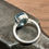 Miniaturbild: Cocktailring mit Topas 925er Sterling Silber geschmiedet