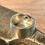 Miniaturbild: Smaragd Ring 900er Gold 925er Silber geschmiedet Unikat