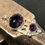 Miniaturbild: Amethyst Anhänger 925 Silber geschmiedet