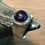 Miniaturbild: Amethyst Ring 925er Sterling Silber geschmiedet Unikat