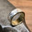 Miniaturbild: Geschmiedeter Ring 900er Gold 925er Silber Unikat