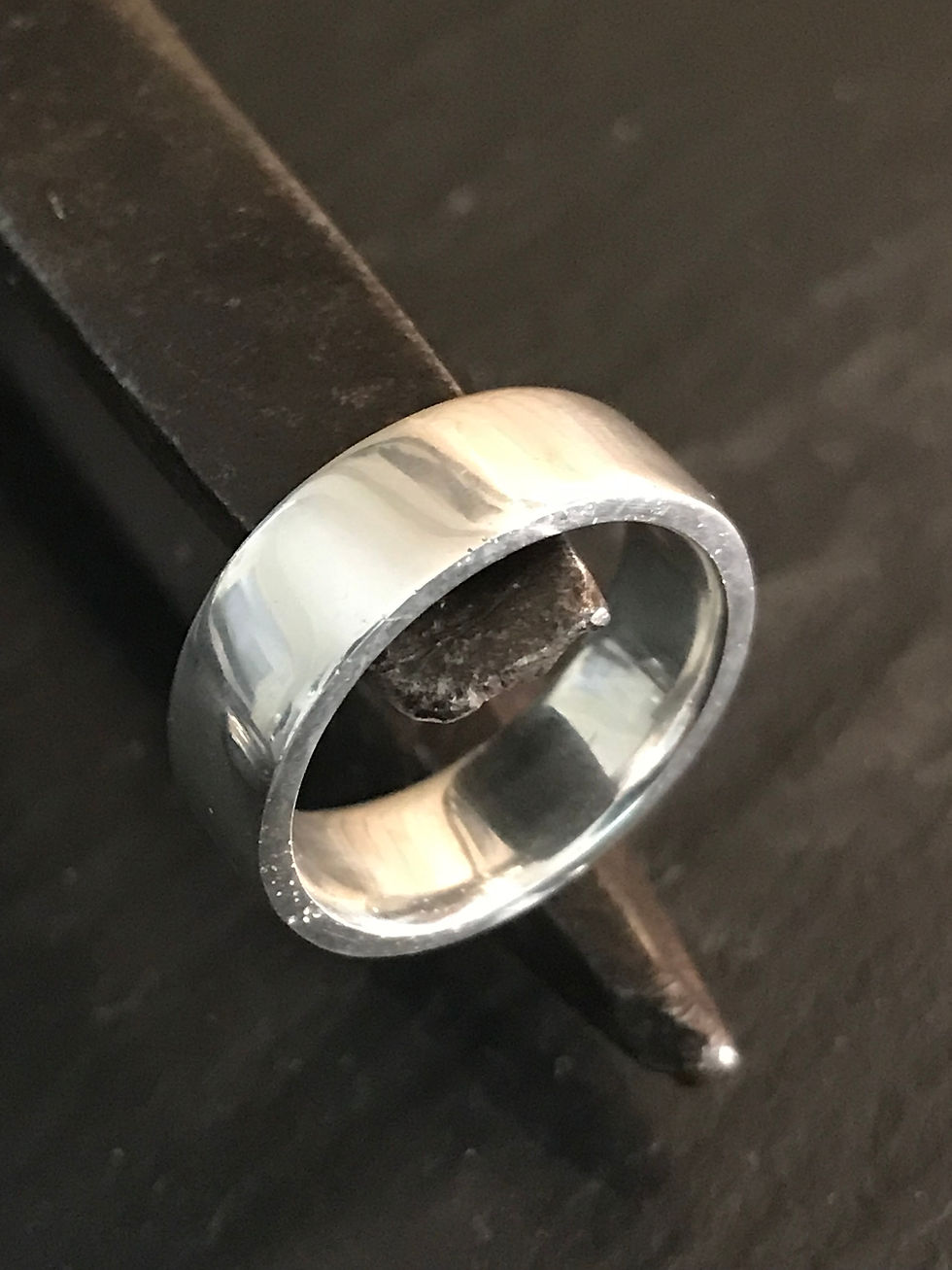 Miniaturbild: Geschmiedeter Ring 925er Sterling Silber Unikat