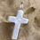 Miniaturbild: Handgefertigtes Kreuz aus reinem Silber