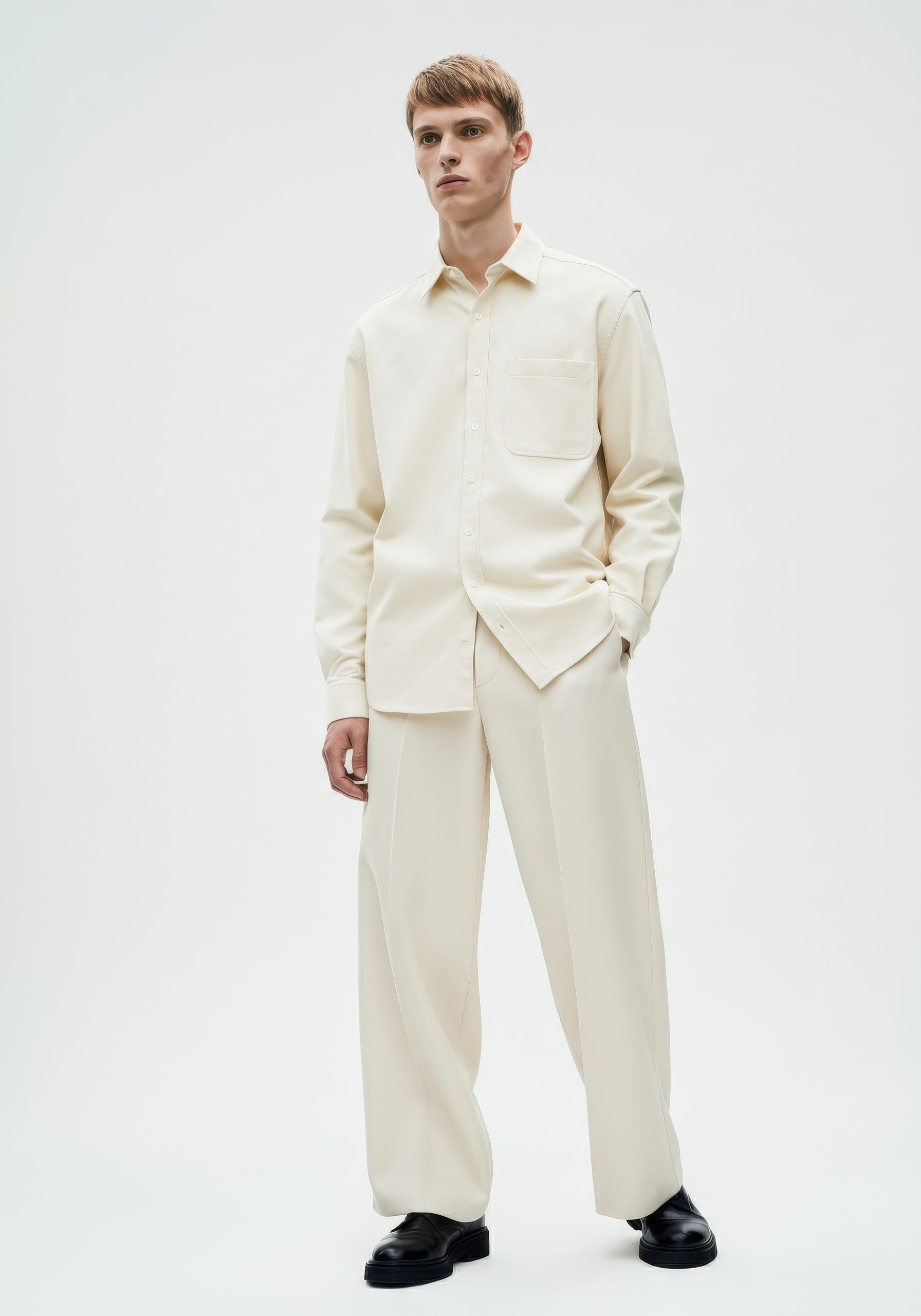 Cashmere Loose Fit Pants