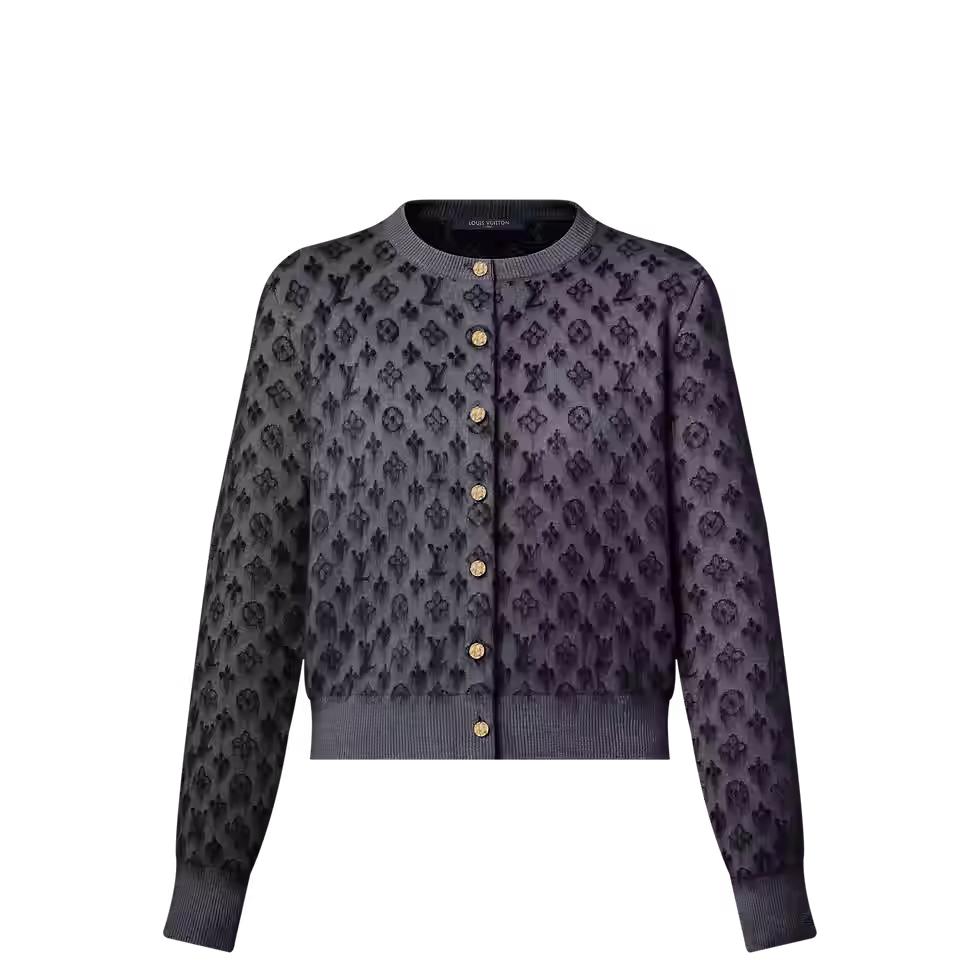 Thumbnail: Lv Brushed Monogram Cardigan 7A/9A
