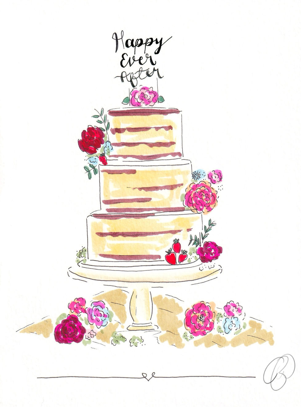 Cake Illustration