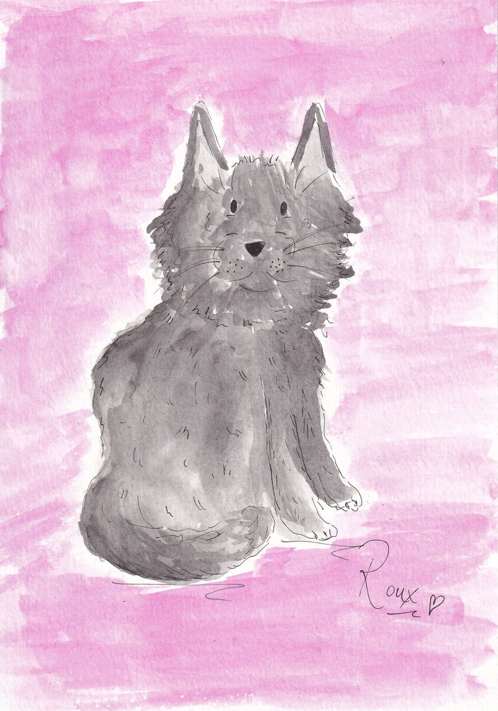 Roux Watercolour Illustration