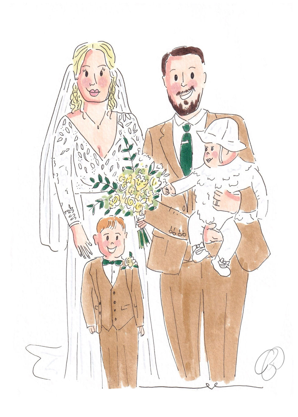 Happy Family Illustration