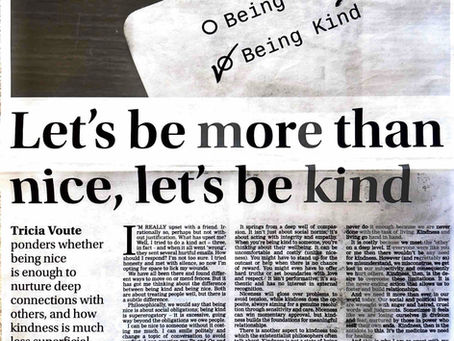 Let's be more than nice; let's be kind (02.09.2025)