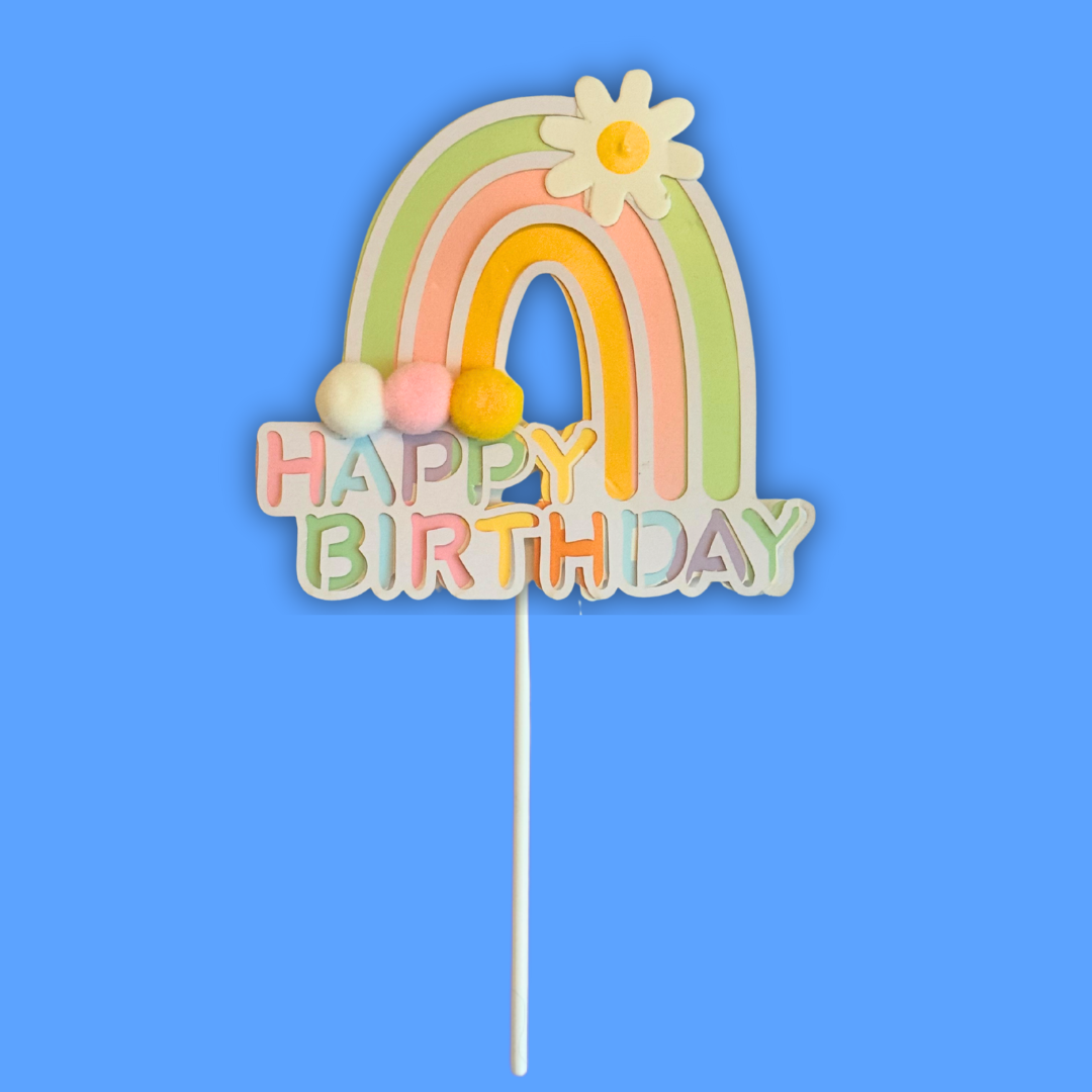 Happy Birthday Cake Topper