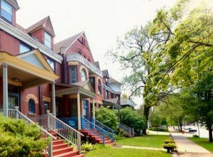 Row Houses in Oak Park, IL