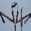 Thumbnail: Pink & Clear Crystal Bridle Breastcollar Wither Strap Set Full Sp