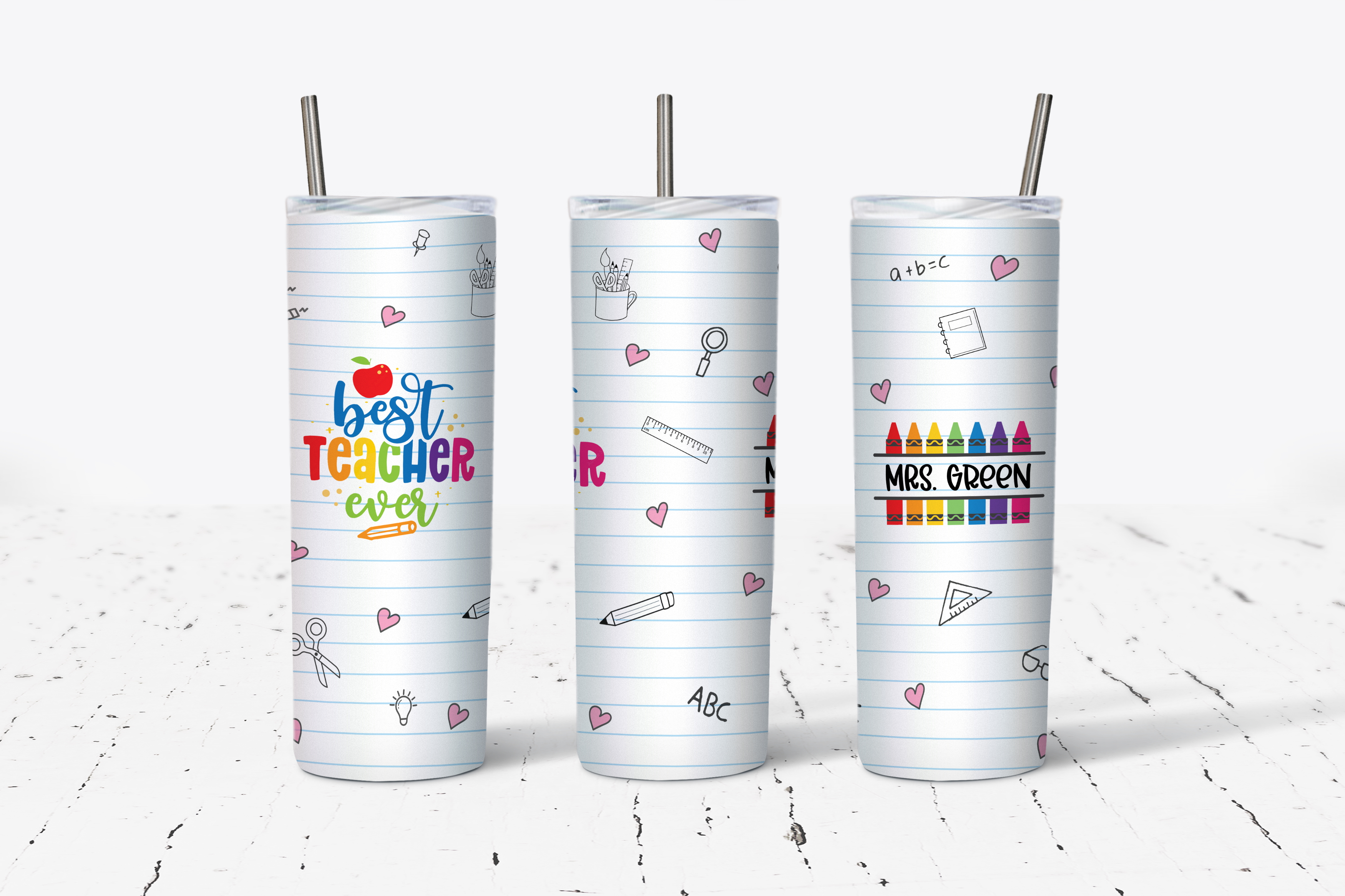 Personalized Best Teacher Ever Tumbler