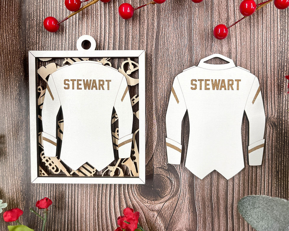 Thumbnail: Personalized Sport Jersey Ornaments