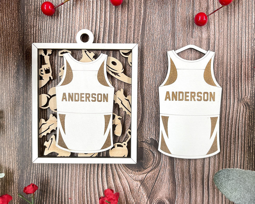 Thumbnail: Personalized Sport Jersey Ornaments