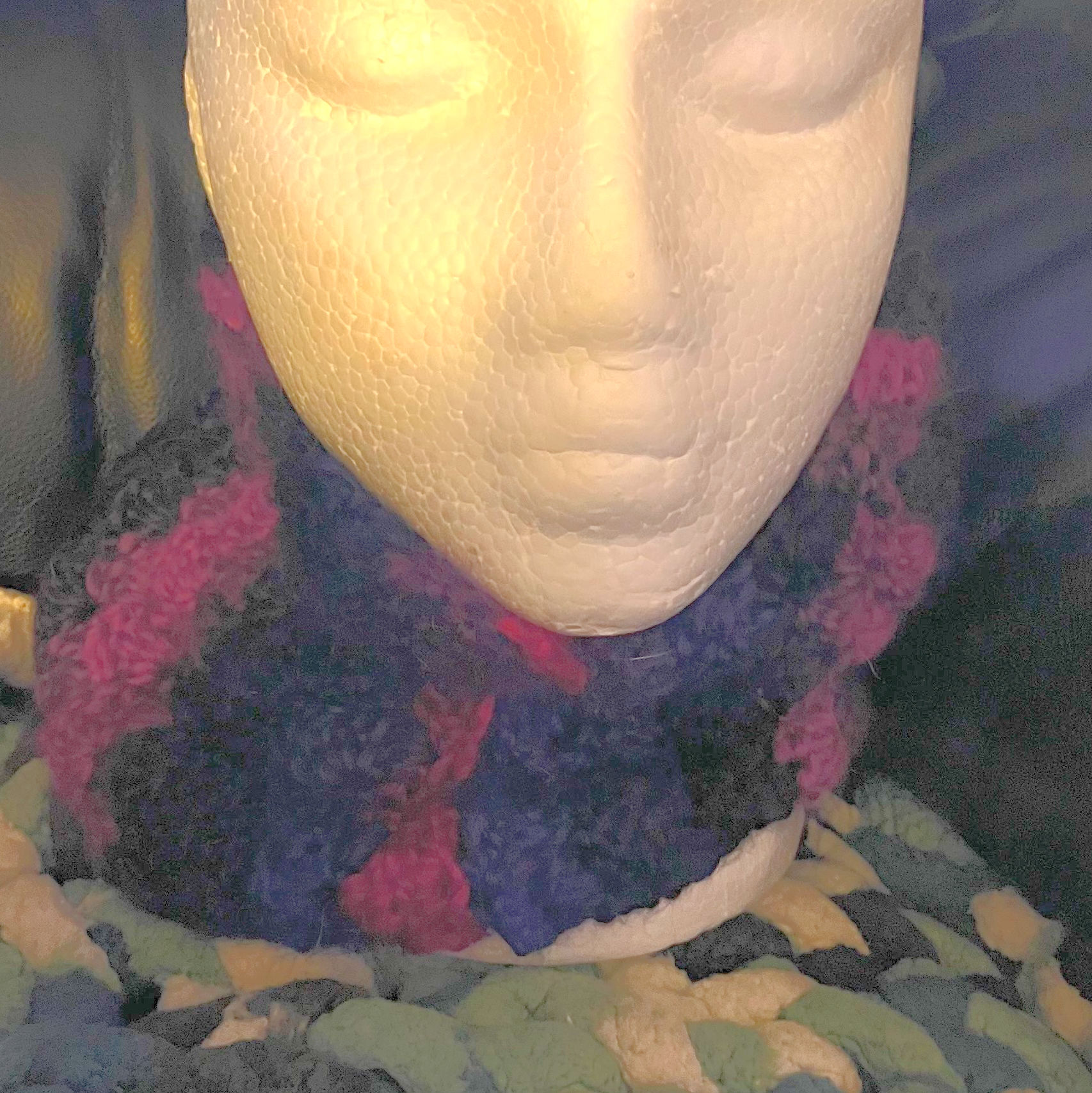 Cowl knitted