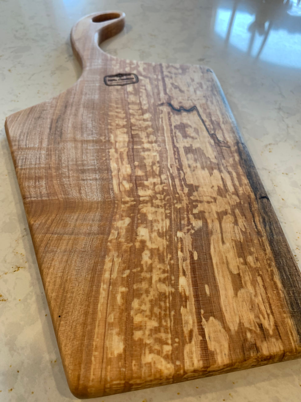 Thumbnail: 17" "Flamingo" Board in Spalted Maple