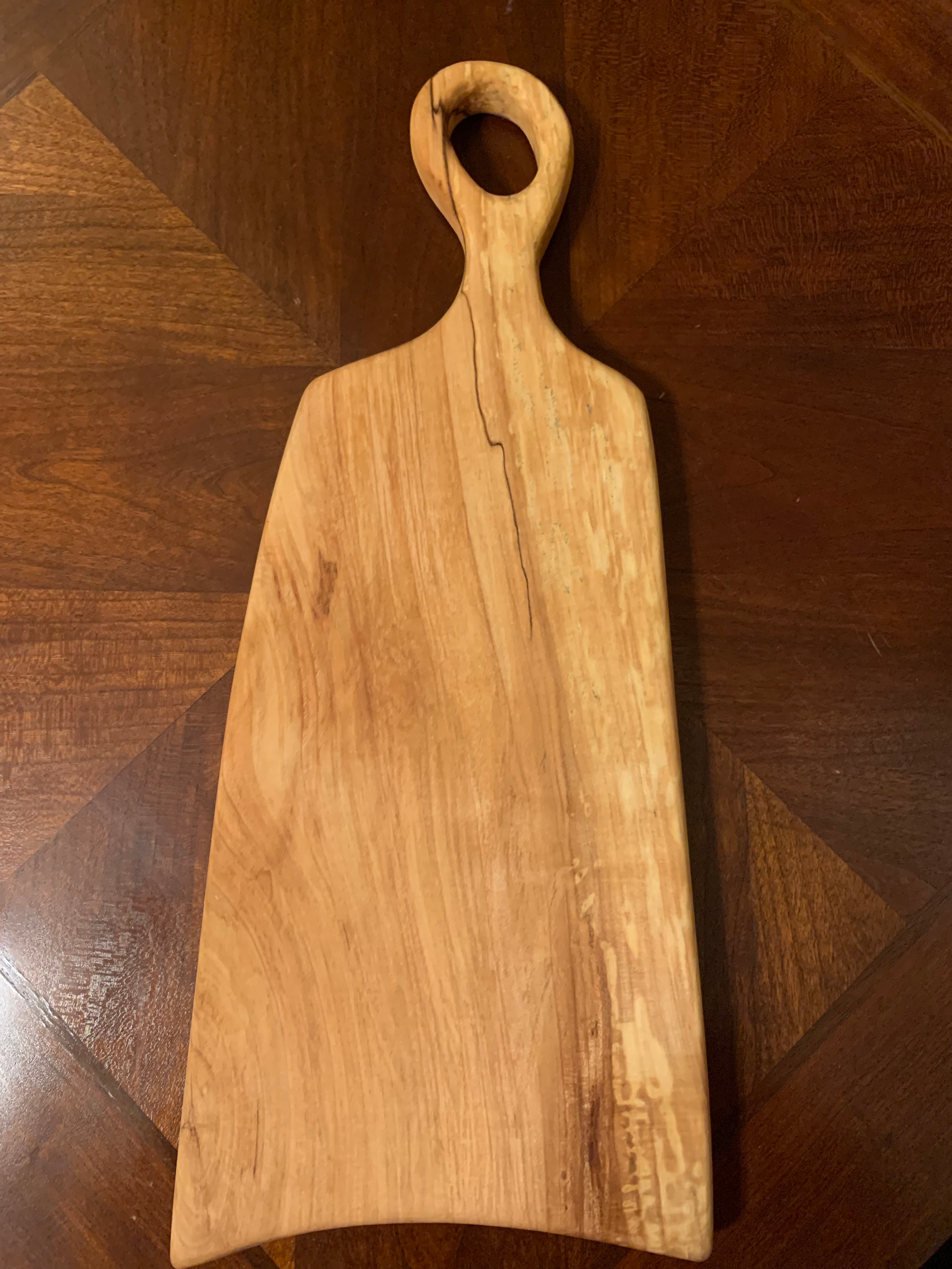 18" "Ghost" Board in Spalted Maple