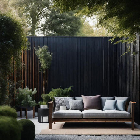 seating area in garden design