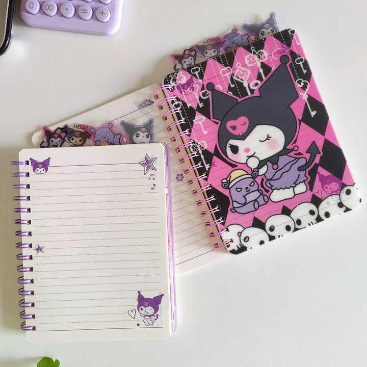 Thumbnail: Kuromi Illusion Spiral Notebook Diary ( 1pc )