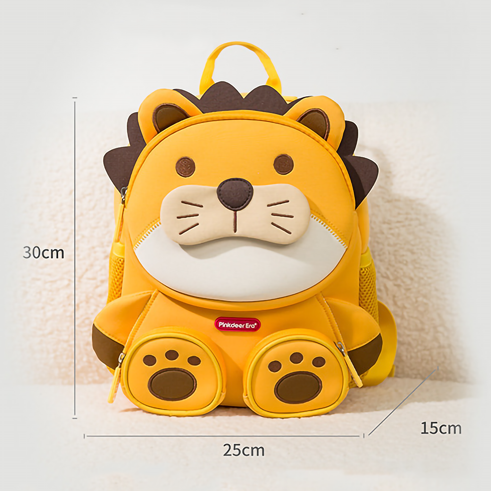 Thumbnail: 3D Animal Kids School Bag | Lightweight Toddler Backpack