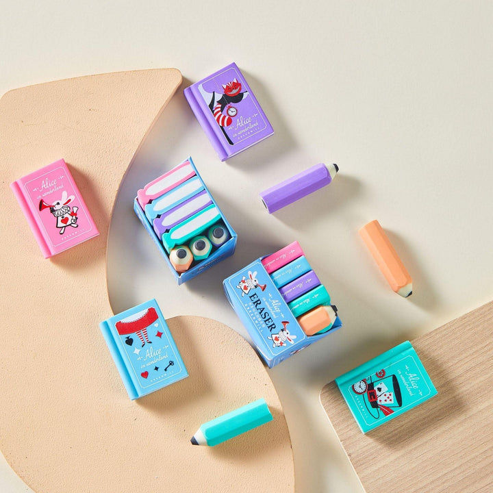Thumbnail: Books & Pencils Shape Eraser Set ( 7pcs )