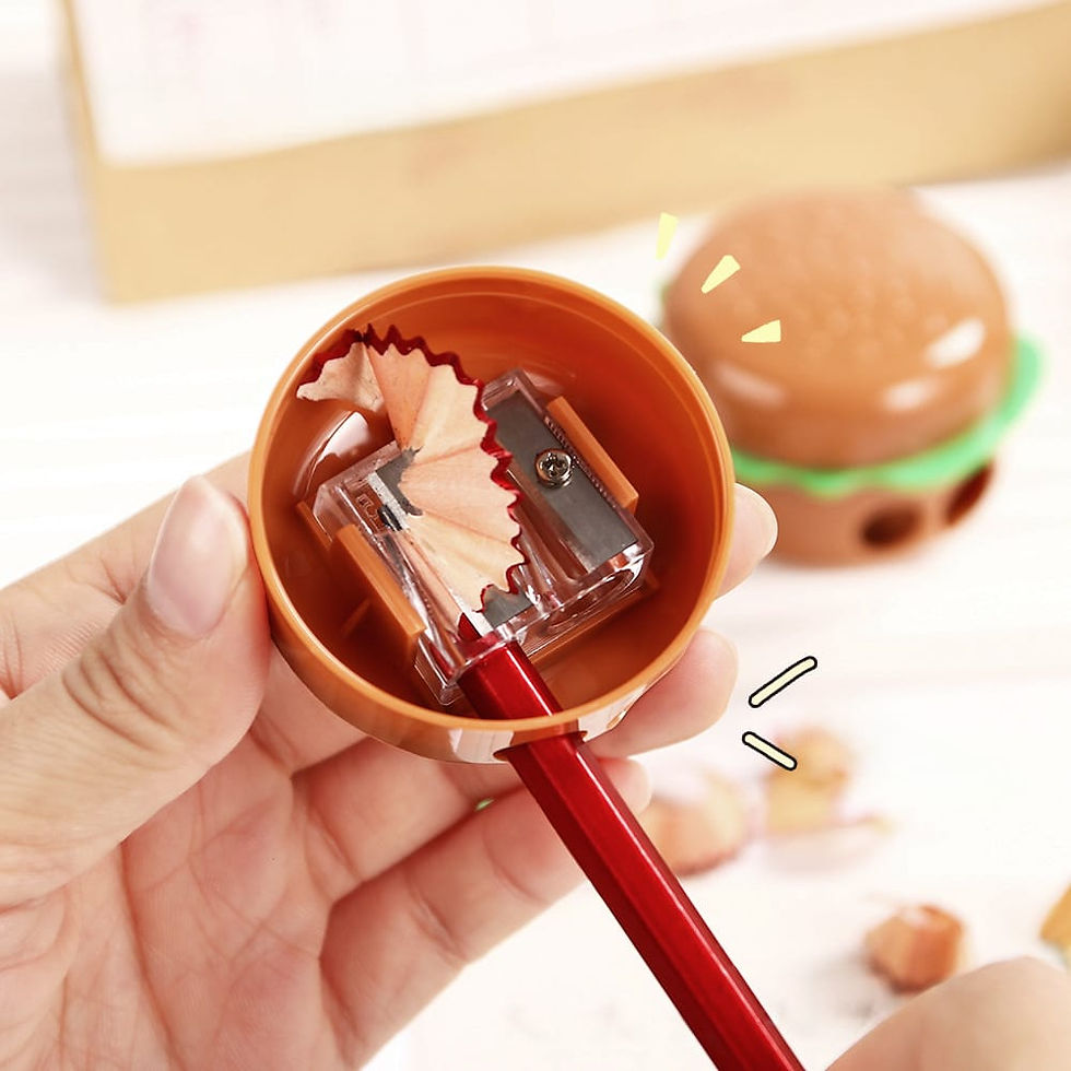 Thumbnail: Cute Burger sharpener with two holes l Pack of 1