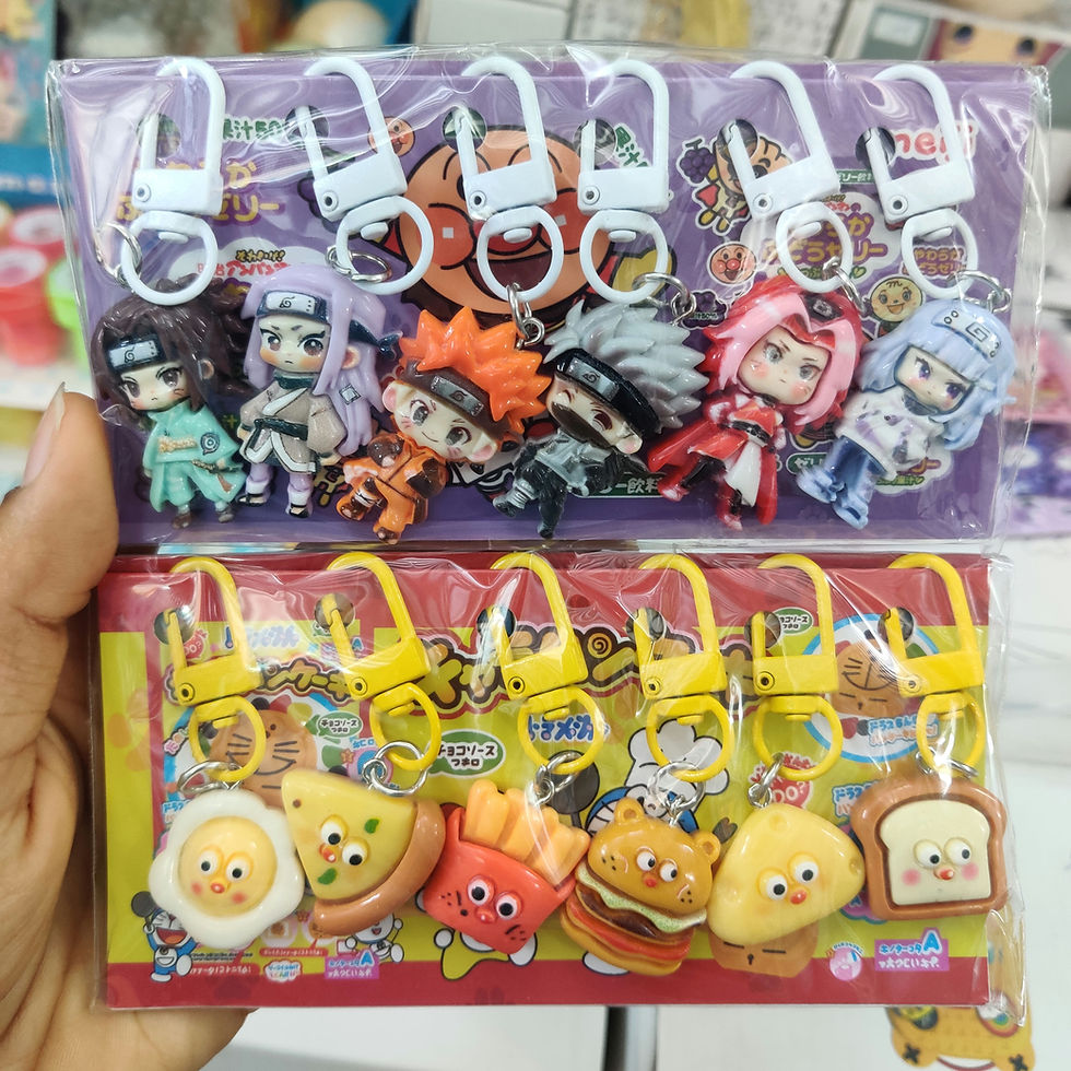 Thumbnail: Quirky 6pc Keychain Set (1pack)