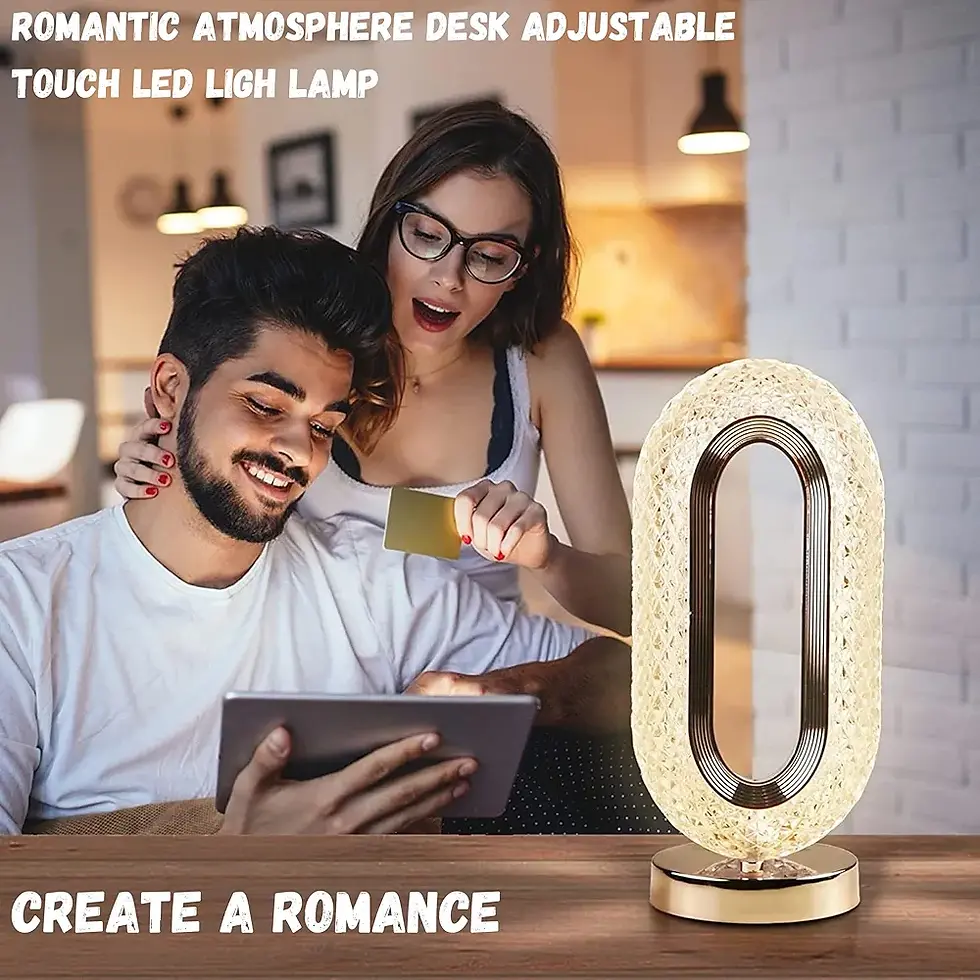 Thumbnail: Oval Crystal Lamp