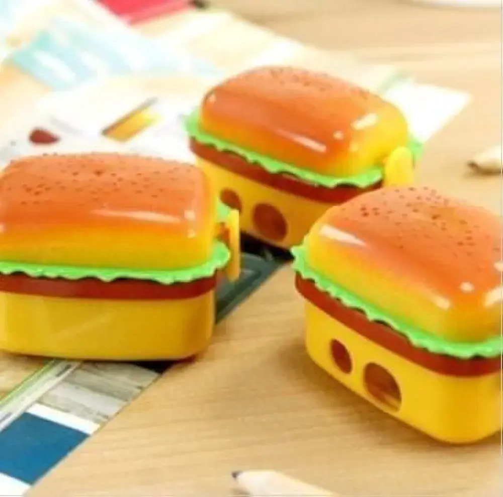Burger Sharpener+Eraser Set