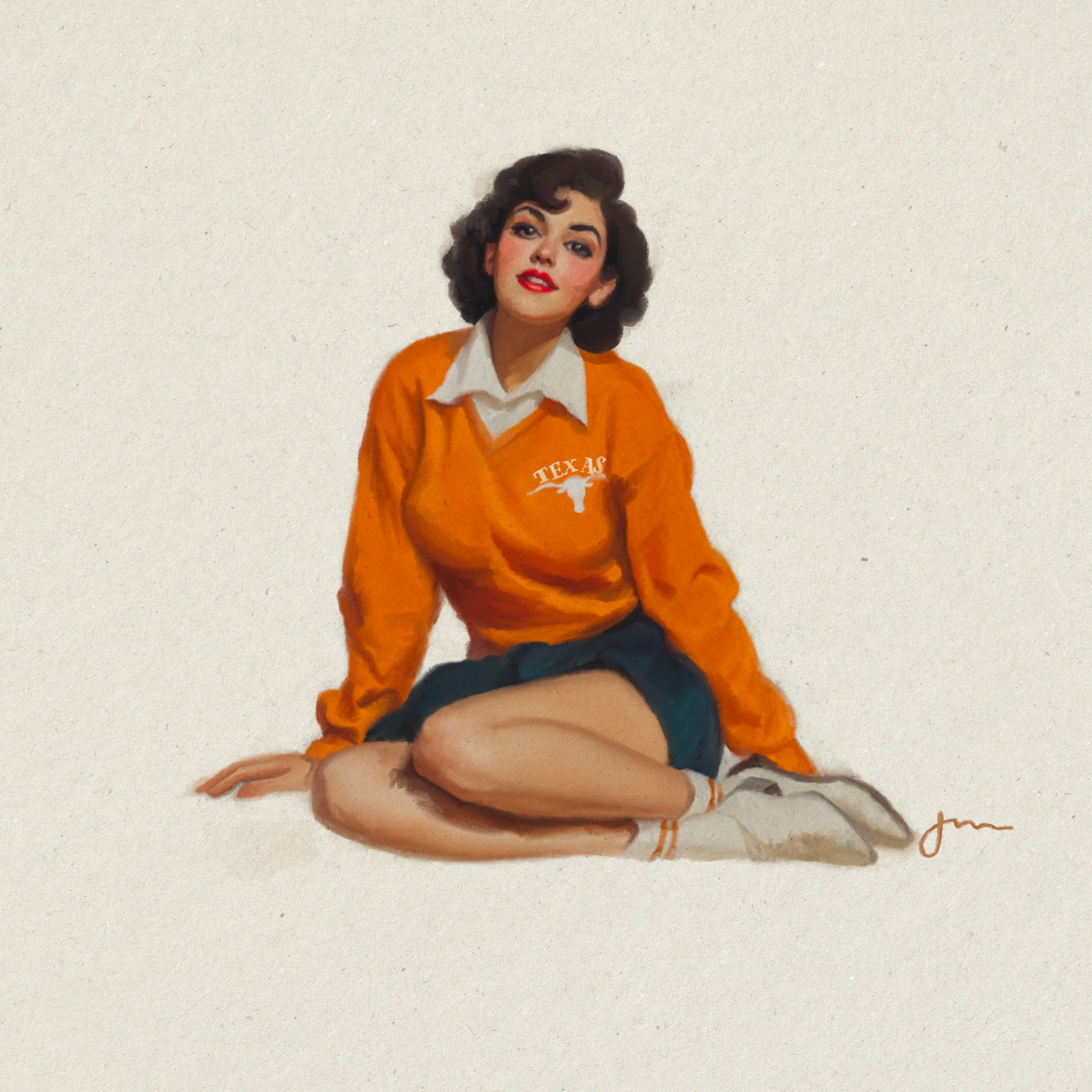 LONGHORN LADY