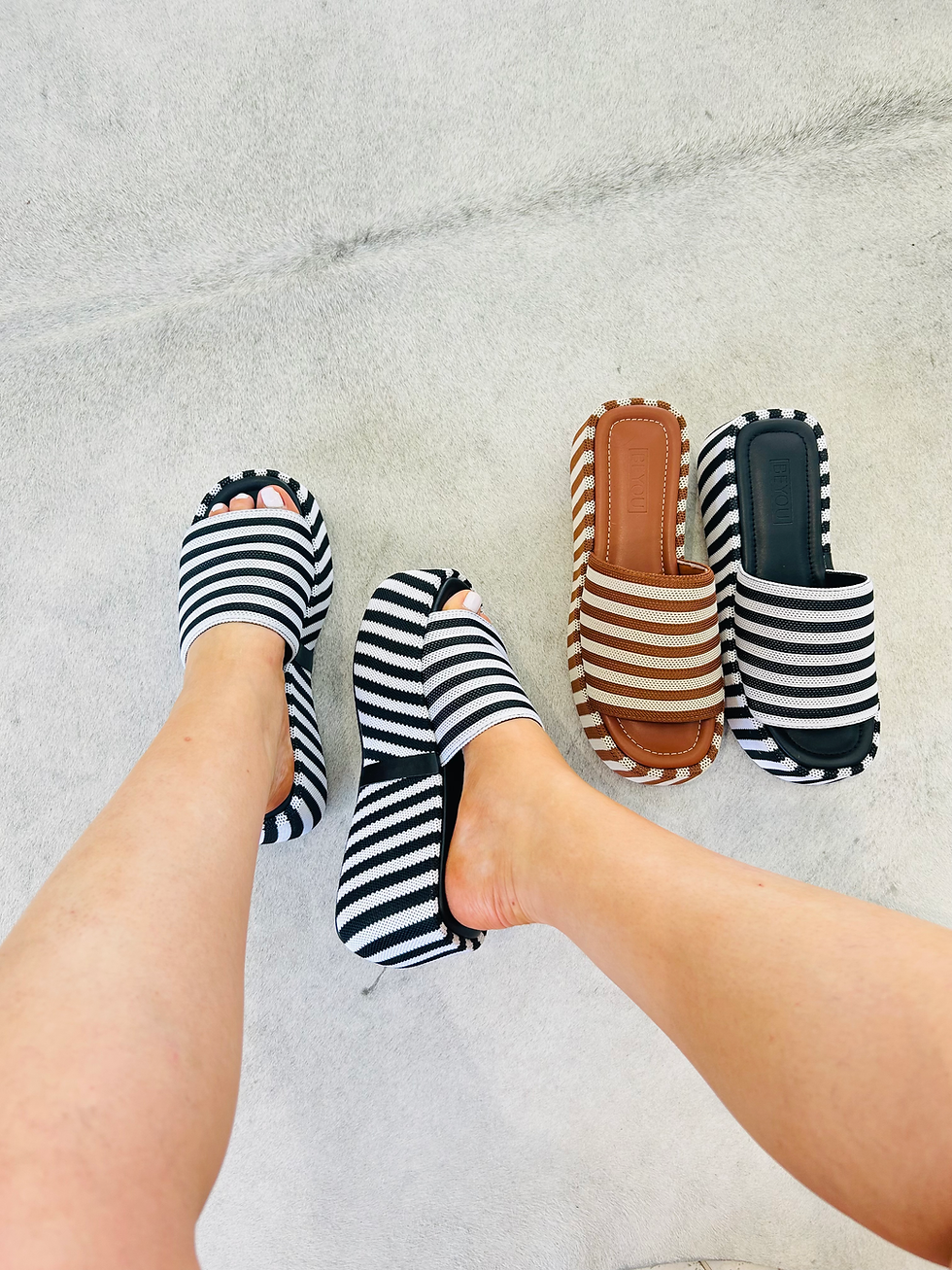 Miniatura: FLATFORM SARDENHA WHITE AND BROWN