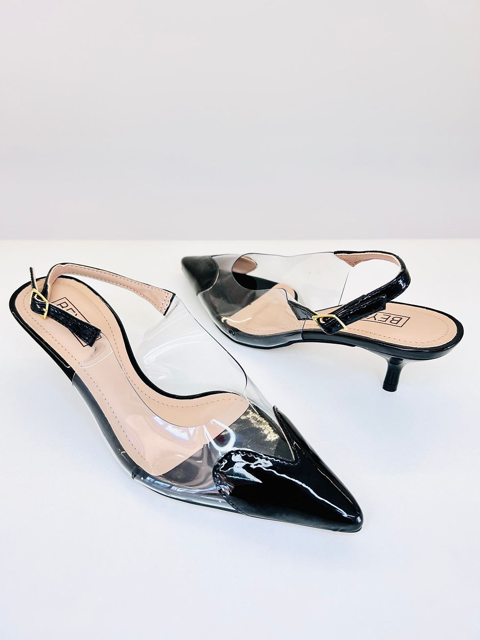 Miniatura: SLINGBACK VENEZA BLACK VERNIZ