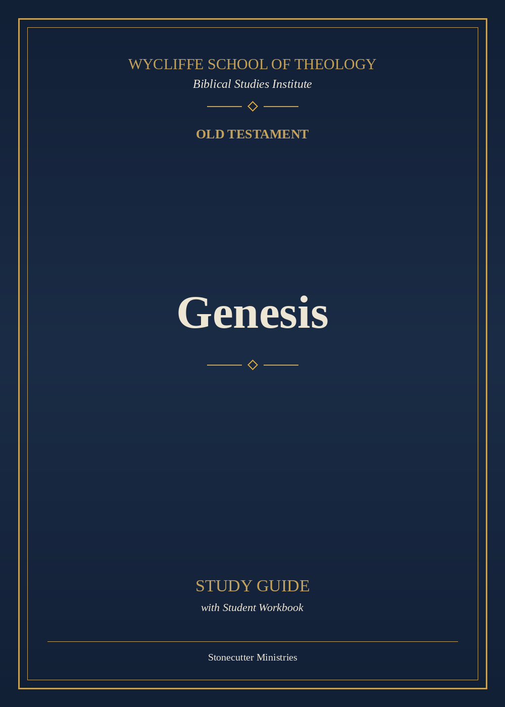 Biblical Studies: Genesis — Study Guide