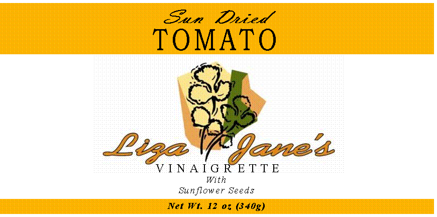 Sundries Tomato Vinaigrette label